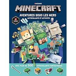MINECRAFT : AVENTURES SOUS LES MERS AUTOCOLLANTS ET ACTIVITE