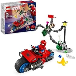 La course-poursuite en moto : Spider-Man contre Docteur Octopus - LEGO Marvel #76275