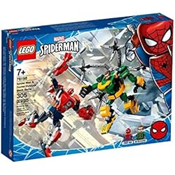 La bataille des robots de Spider-Man et Docteur Octopus - LEGO Marvel #76198