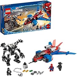 Le Spider-jet contre le robot de Venom - LEGO Marvel #76150