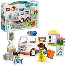 L’ambulance et le chauffeur - LEGO Duplo #10447