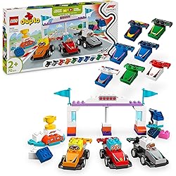 Voitures de course et pilotes d’une écurie de F1 - LEGO Duplo #10445