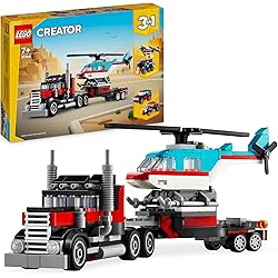 Le camion remorque avec hélicoptère - LEGO Creator #31146