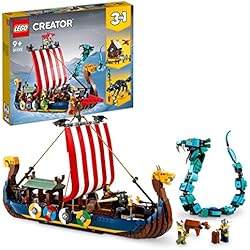 Le bateau viking et le serpent de Midgard - LEGO Creator #31132