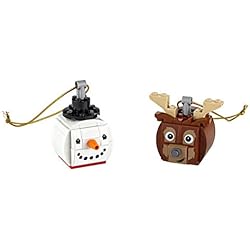 Duo bonhomme de neige et renne - LEGO Saisonnier #854050