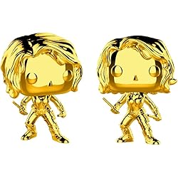 Funko Pop! Bobble: Marvel: Marvel Studios 10: Black Widow - (Chrome) - Figurine en Vinyle à Collectionner - Idée de Cadeau - Produits Officiels - Jouets pour Les Enfants et Adultes - Movies Fans