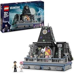 LEGO Mercredi La Chambre de Mercredi et Enid - Cadeau Nevermore à Personnaliser et Collectionner - 4 Mini-poupées - Set Riche en mystère et en Aventure pour Les Enfants 76781