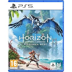 PlayStation Sony PlayStation 5 Jeux, Horizon Forbidden West PS5, Édition Standard, Version Physique avec CD, Langue : Français, 1 joueur, PEGI 16+ - Playstation