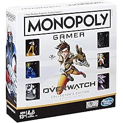 Monopoly Gamer Overwatch Collector's Edition Board Game for Ages 13 and Up Gift for Overwatch Players