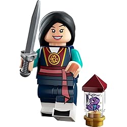 Lego Minifigures Disney 100 – Choisissez 1 des 18 figurines différentes 71038 (Mulan avec Cri-Kee sur pierre imprimée)