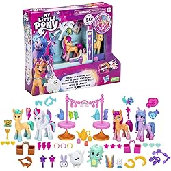 My Little Pony : Crée Ton Style, Amis de la Baie de Port-Poney, 4 poneys et Accessoires pour Enfants, dès 5 Ans  - My Little Pony