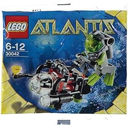 Lego - 30042 - Jeux de construction - lego atlantis - Plongeur avec Mini Sous-Marin (Article livré sans emballage)