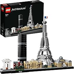 LEGO Architecture Skyline Collection 21044 Paris Skyline Building Kit With Eiffel Tower Model and other Paris City
