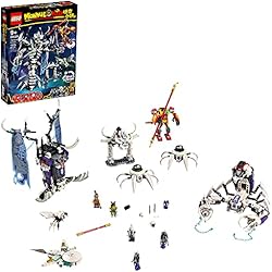 LEGO Monkie Kid The Bone Demon 80028 Creative Toy Building Kit; Awesome Play-as-You-Build Set for Kids (1,375 Pieces)