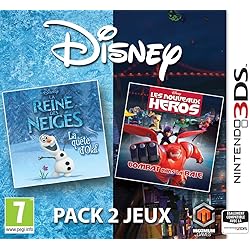 Disney pack 2 jeux : La Reine des Neiges + Les Nouveaux Héros - Just For Games