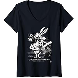 T-shirt Alice au Pays des Merveilles - Femme - Lapin blanc