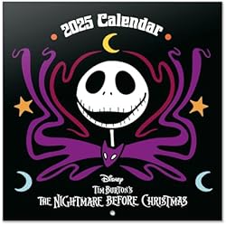 Grupo Erik - Calendrier Mural 2025 Disney, L'Étrange Noël de Mr Jack | Calendrier Mensuel 30x60cm - De Janvier 2025 à Décembre 2025
