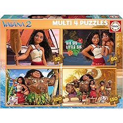 Puzzle 500 pièces et moins - Vaiana - Educa