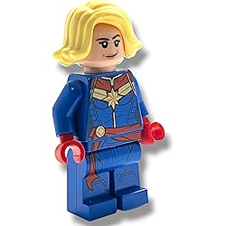 LEGO Super Heroes Captain Marvel Figurine cheveux jaunes de 76152 (emballée)