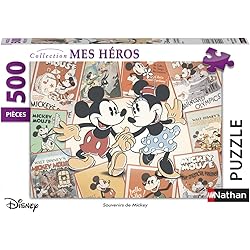Puzzle 500 pièces et moins Mickey Mouse  - Nathan