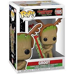 Funko Pop! Marvel: Guardians of The Galaxy Holiday Special - Groot - Marvel Comics- Figurine en Vinyle à Collectionner - Idée de Cadeau - Produits Officiels - Movies Fans