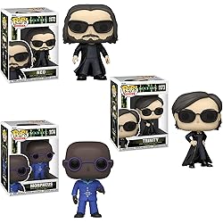 Funko Pop! The Matrix Resurrections Set of 3 - Neo, Trinity and Morpheus