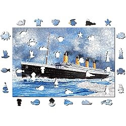 Puzzle 500 pièces et moins Titanic  - WOODEN.CITY