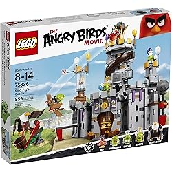 LEGO Angry Birds 75826 King Pig's Castle Building Kit (859 Piece) by LEGO
