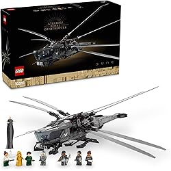 LEGO Icons Dune Atreides Royal Ornithopter 10327, modèle inspiré des dunes à construire et à afficher, idée cadeau pour adulte pour les fans du film de science-fiction, 8 figurines de dune