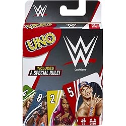 UNO WWE Mattel Games Card Game FNC47