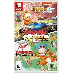 Garfield Collection de jeux 2 en 1 : Garfield Kart Furious Racing et Garfield Lasagna Party – Nintendo Switch - MICROÏDS