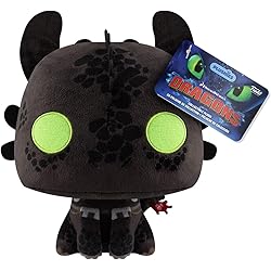 Funko Pop! Plush: HTTYD – Toothless - How to Train Your Dragon- Peluche à Collectionner - Idée de Cadeau d'anniversaire - Produits Officiels Peluche pour Les Enfants et Adultes