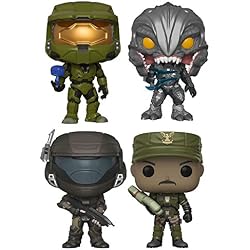 Funko Pop! Halo: Series 1 Collectible Vinyl Figures, 3.75" (Set of 4)