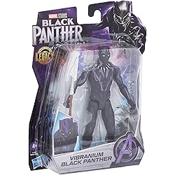 Marvel Hasbro, Black Panther, Studios Legacy Collection, Black Panther Vibranium Figure in 15cm Scale from 4+ Years, Multi Color E1360  - Marvel
