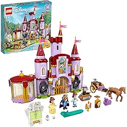 LEGO 43196 Disney Le château de la Belle et la Bête, Jouet du Film Disney avec Mini Figurines