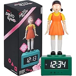 Squid Game Officially Licensed Netflix Doll Light Alarm Clock, Accessories and Decoration for Children's Room | Paladone  - Paladone