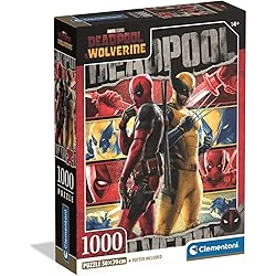 Puzzle Marvel - 1000 pièces - Deadpool  - Clementoni