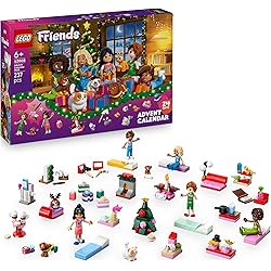 LEGO Friends 42668 Advent Calendar 2025 Toys for Girls from 6 Years and Above – Countdown to Christmas with 24 Surprises Including 5 Mini Dolls, 5 Animal Figurines & Adorable Accessories