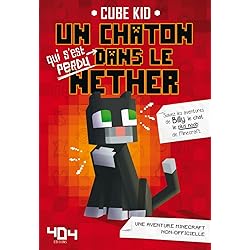 Minecraft : Un chaton (qui s'est perdu) dans le Nether Tome 1 - Roman junior - Dès 8 ans