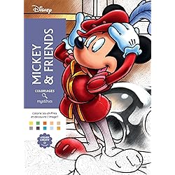 Coloriages mystères Disney Mickey and friends