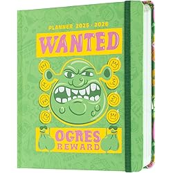 Grupo Erik - Shrek Daily School Diary 2025 2026 | School Supplies, College Diary 2025 2026 Boy Girl The Forest Stewardship Council