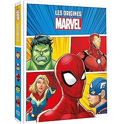 MARVEL - Les Origines des Super Héros - Spider-Man, Hulk, Iron-Man, Captain Marvel, Captain America