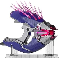 Hasbro Nerf LMTD Halo Needler Lance-Dart, Needles Lumineuses, Tambour Rotatif de 10 Darts, 10 Fléchettes Nerf Elite, Carte de Jeu avec Contenu Inclus dans le Jeu