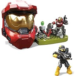 Mega Construx Halo Spartan Helmet - GYG57 - Pack 2 pcs Micro Figurines constructibles articulées - Evasion