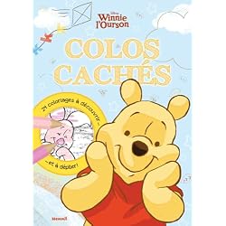 Disney Winnie l'Ourson - Colos cachés - Livre de coloriage 4 ans - Coloriage Winnie - Coloriage Disney - Coloriage mystère - Coloriage surprise